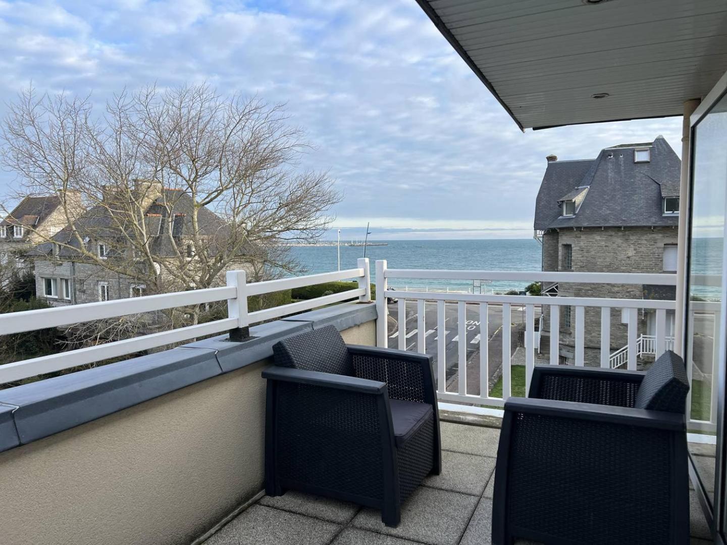 390 Appartement 3 Chambres Avec Vue Sur La Grande Plage De Saint-Cast La Garde  Zewnętrze zdjęcie